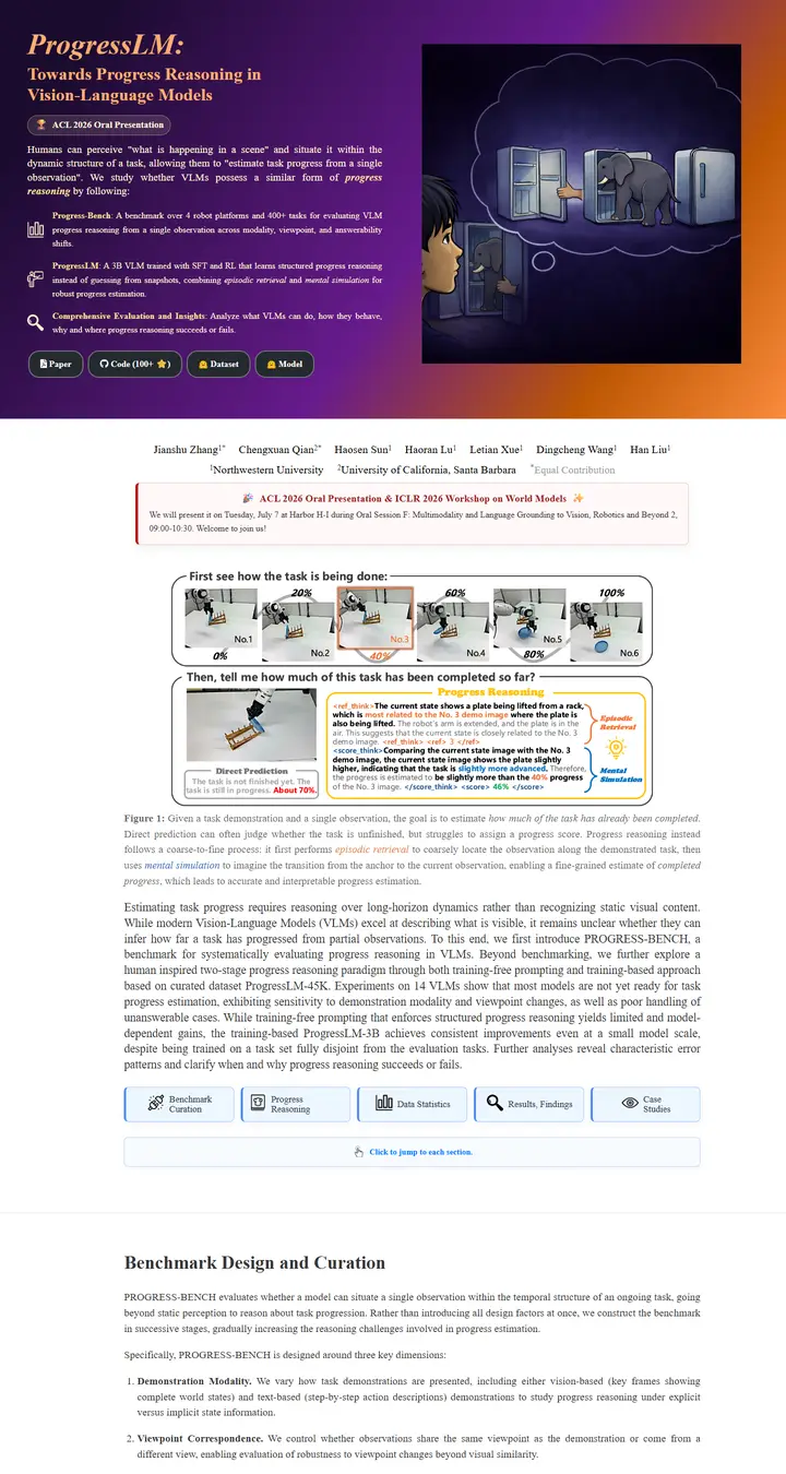 PROGRESSLM: Towards Progress Reasoning in Vision-Language Models