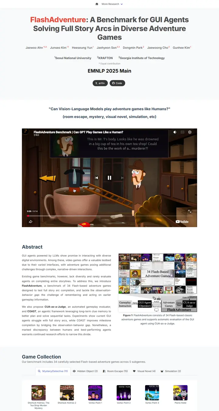 FlashAdventure: A Benchmark for GUI Agents Solving Full Story Arcs in Diverse Adventure Games