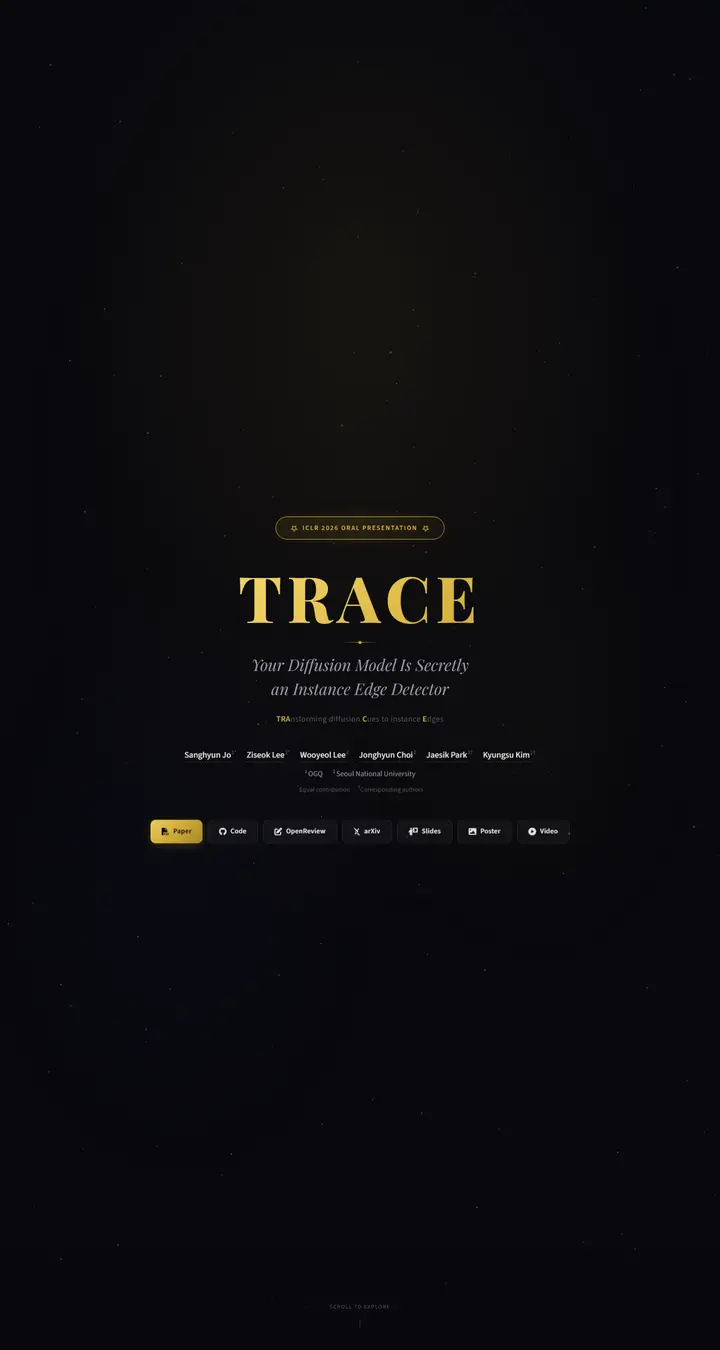 TRACE: Your Diffusion Model is Secretly an Instance Edge Detector