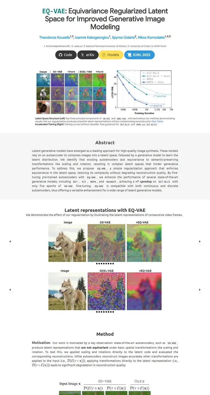 EQ-VAE: Equivariance Regularized Latent Space for Improved Generative Image Modeling