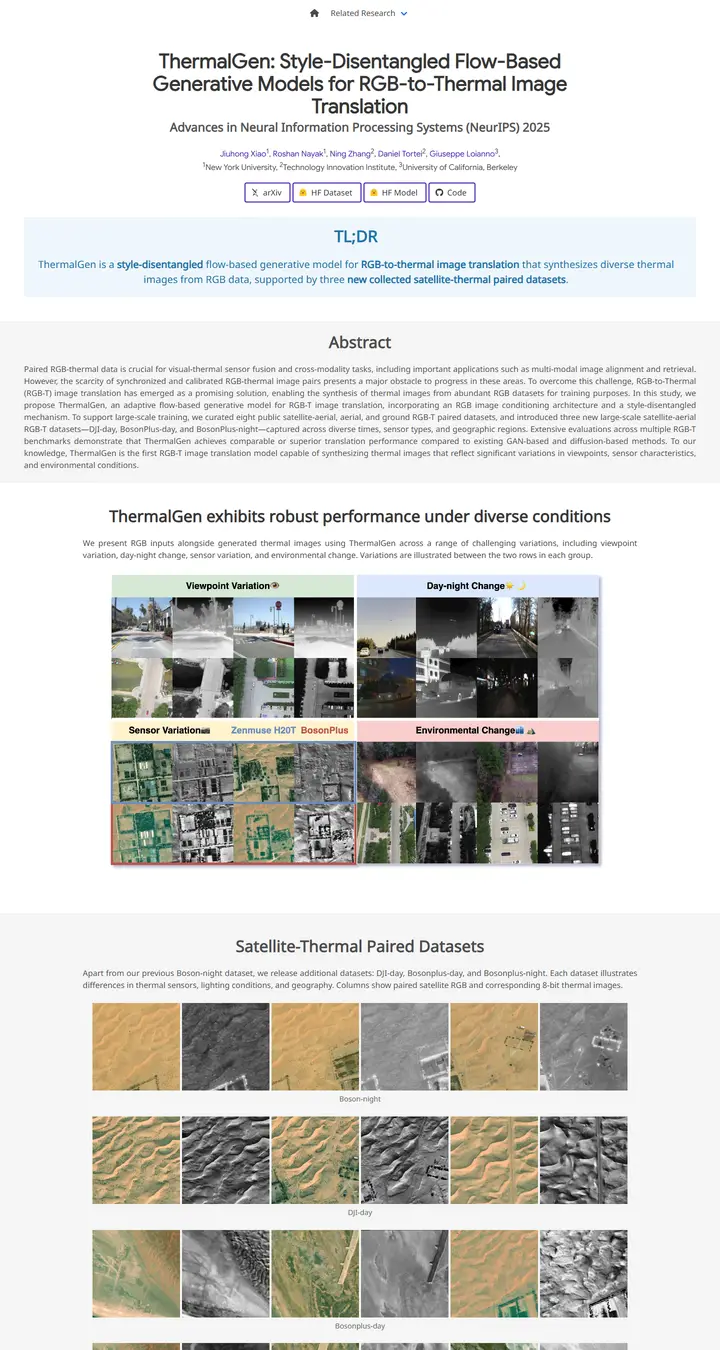 ThermalGen: Style-Disentangled Flow-Based Generative Models for RGB-to-Thermal Image Translation