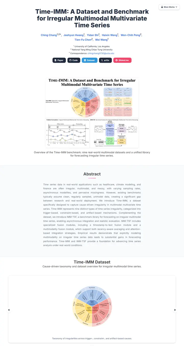 Time-IMM: A Dataset and Benchmark for Irregular Multimodal Multivariate Time Series