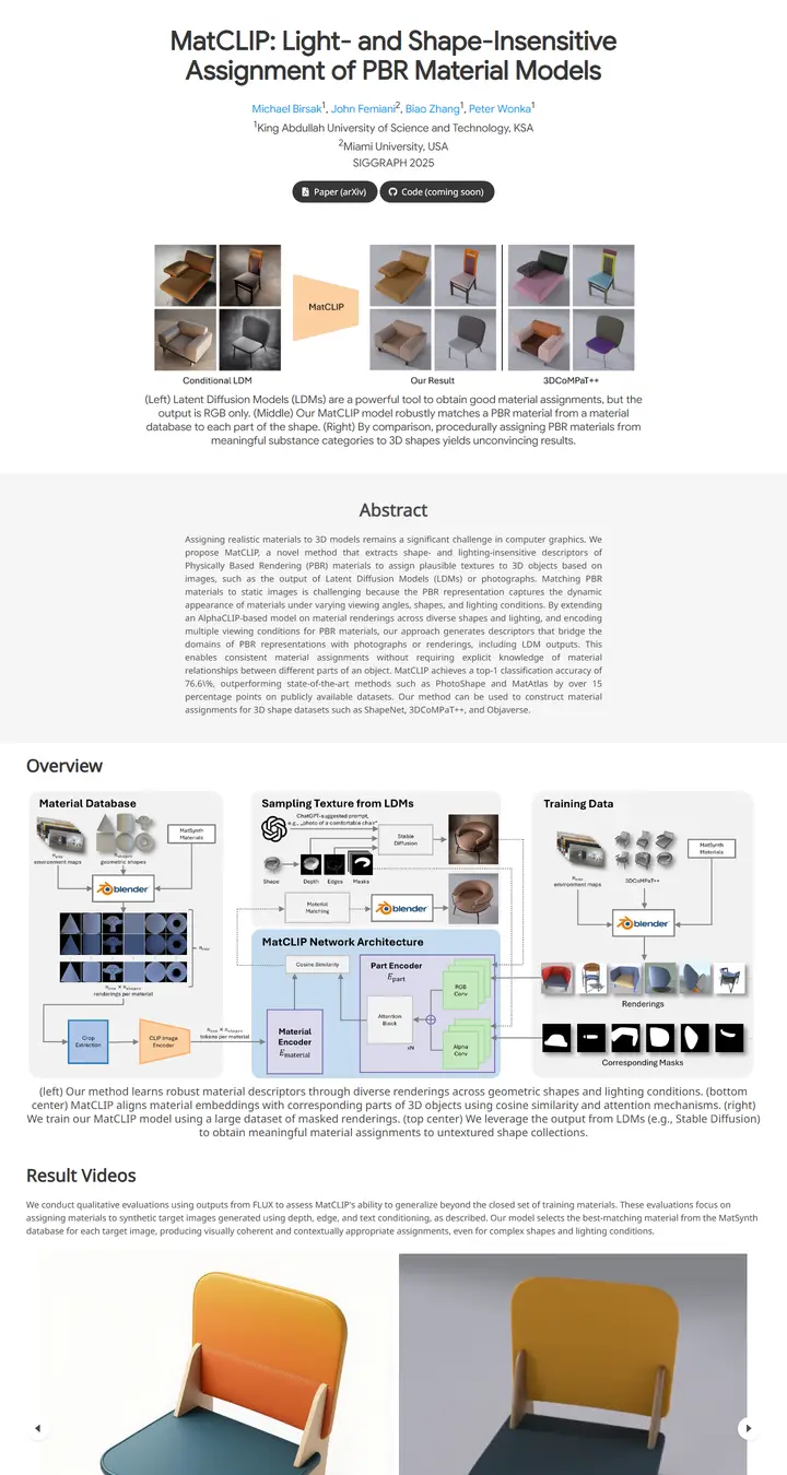 MatCLIP: Light- and Shape-Insensitive Assignment of PBR Material Models